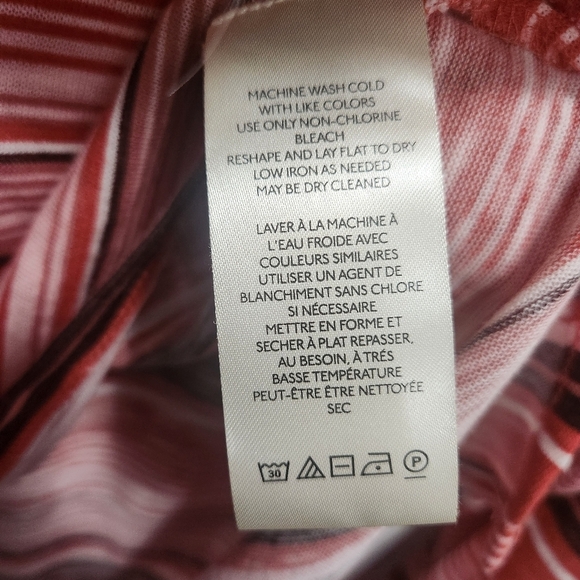 Pilcro Anthropologie Boxy Heritage Striped Long Sleeve Top Size S Oversized - Picture 6 of 6